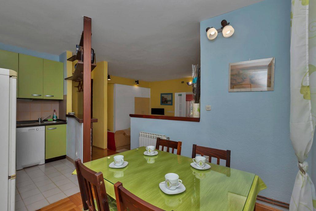 Villa Makar ground floor kitchen, living room, bedroom, and bathroom photo 1